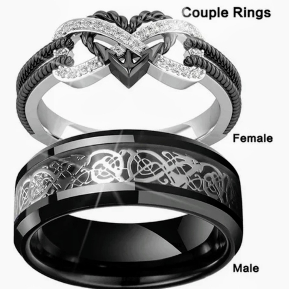 Couple Rings Mens Ring Stainless